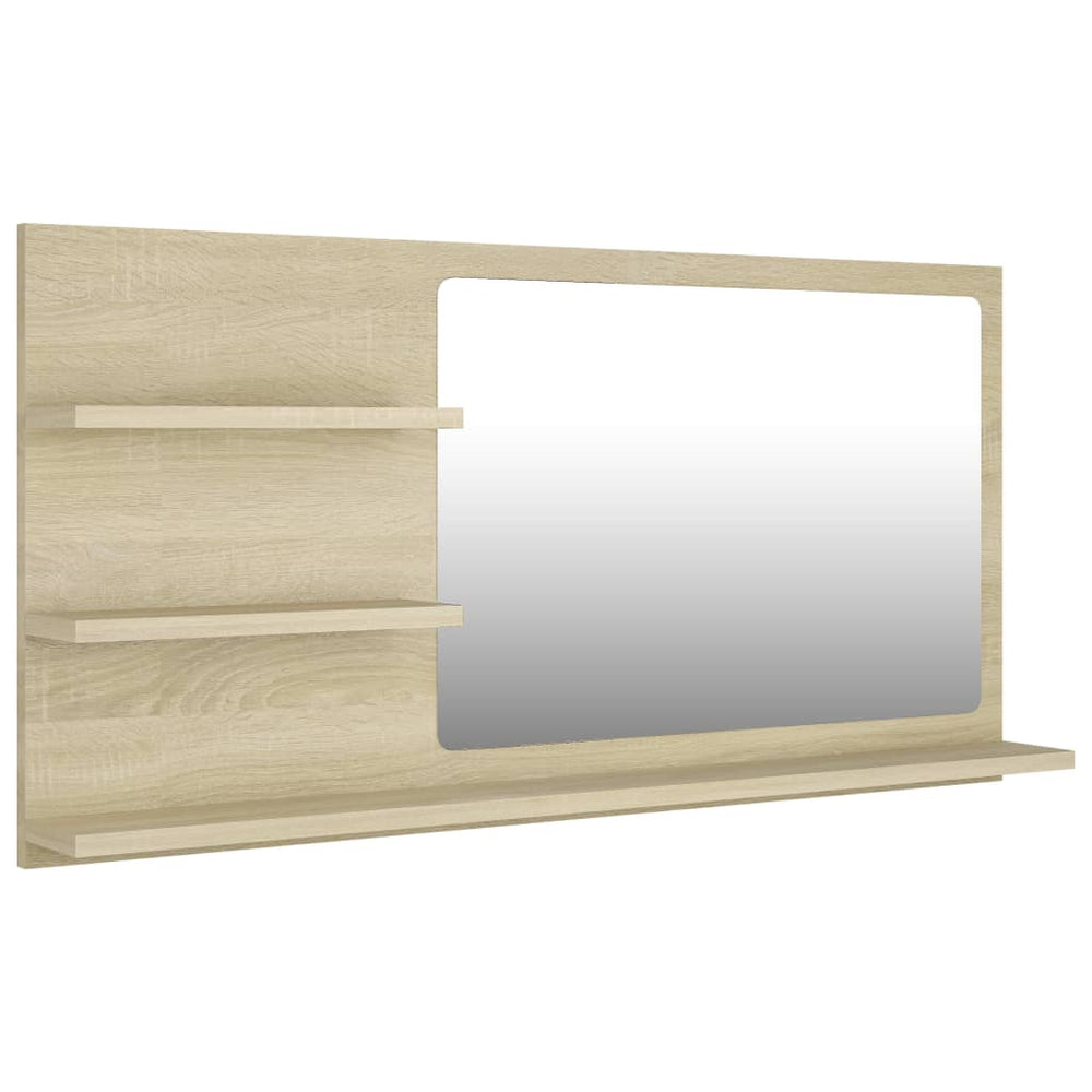 Badspiegel Sonoma Eiche 90x45 cm