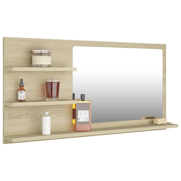 Badspiegel Sonoma Eiche 90x45 cm