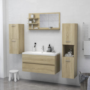 Badspiegel Sonoma Eiche 90x45 cm