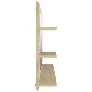 Badspiegel Sonoma Eiche 90x45 cm