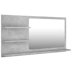 Badspiegel Betongrau 90x45 cm