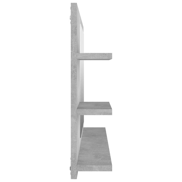 Badspiegel Betongrau 90x45 cm