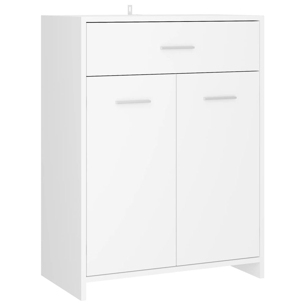 vidaXL Armoire de salle de bain blanc 60x33x80 cm Bois d'ingénierie