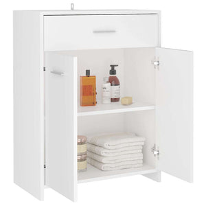 Weißer Badezimmerschrank 60x33x80 cm