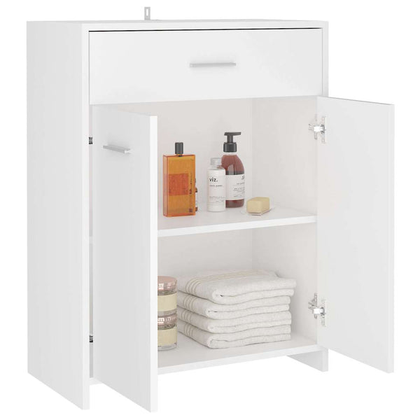 Weißer Badezimmerschrank 60x33x80 cm