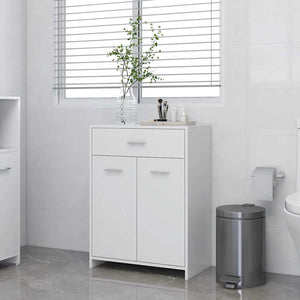 Weißer Badezimmerschrank 60x33x80 cm