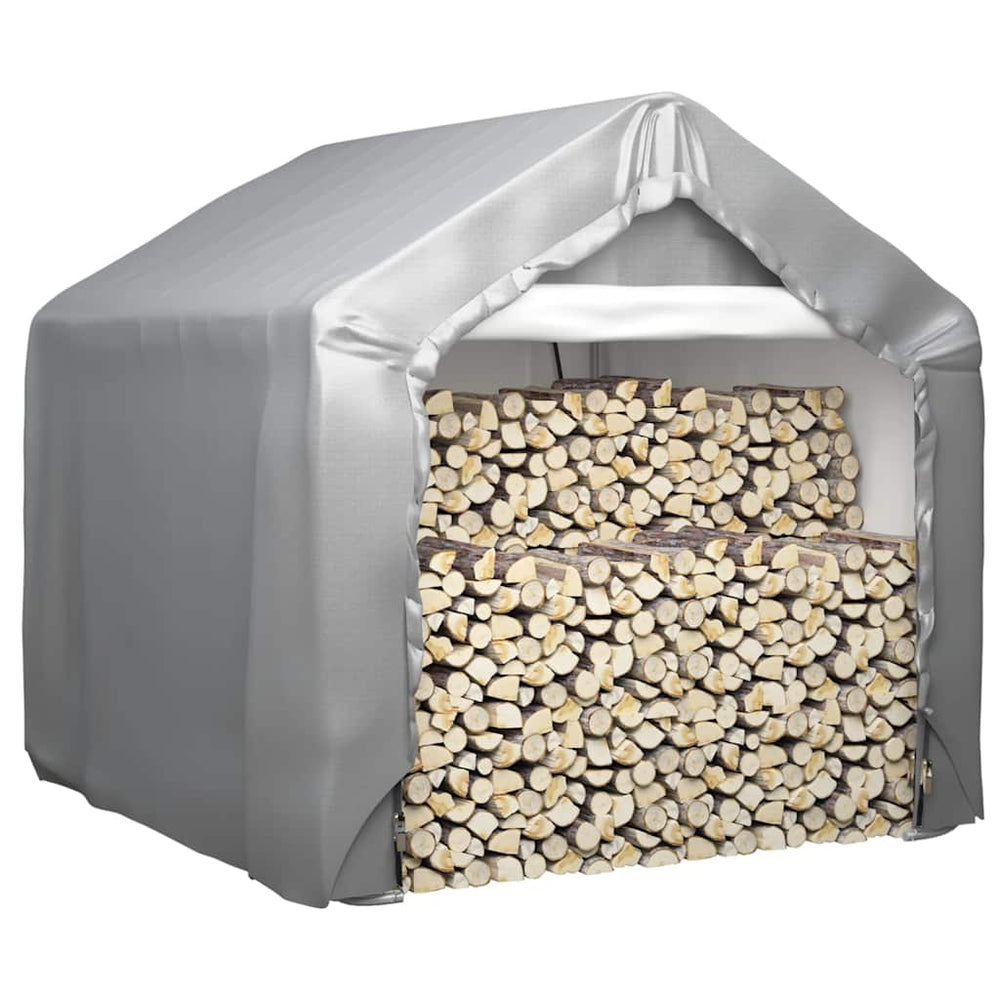 vidaXL Tente de stockage gris 180x180 cm Acier galvanisé