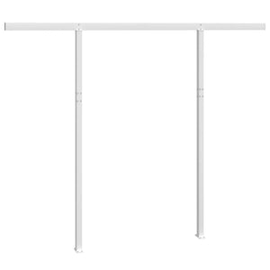 Stützen für Markisen Weiß 300x245 cm Eisen