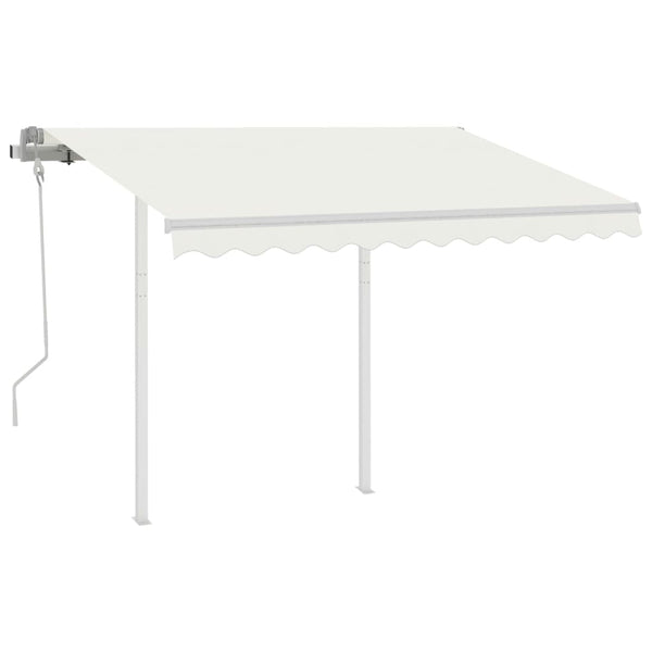 Stützen für Markisen Weiß 300x245 cm Eisen