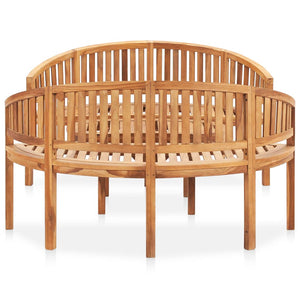 3-tlg. Garten-Lounge-Set Massivholz Teak