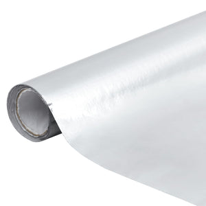 Selbstklebende Möbelfolie Silber Hochglanz 500x90cm