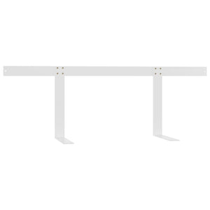 Rückenlehne für Palettensofa Weiß 110 cm Eisen