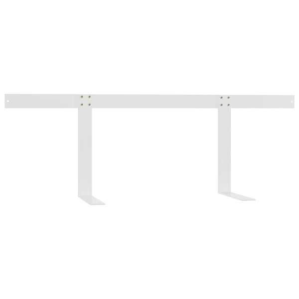 Rückenlehne für Palettensofa Weiß 110 cm Eisen
