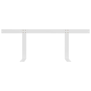Rückenlehne für Palettensofa Weiß 110 cm Eisen