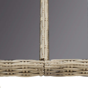 9-tlg. Garten-Essgruppe Poly Rattan Braun
