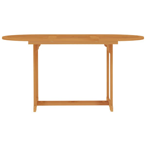 5-tlg. Garten-Essgruppe Massivholz Teak