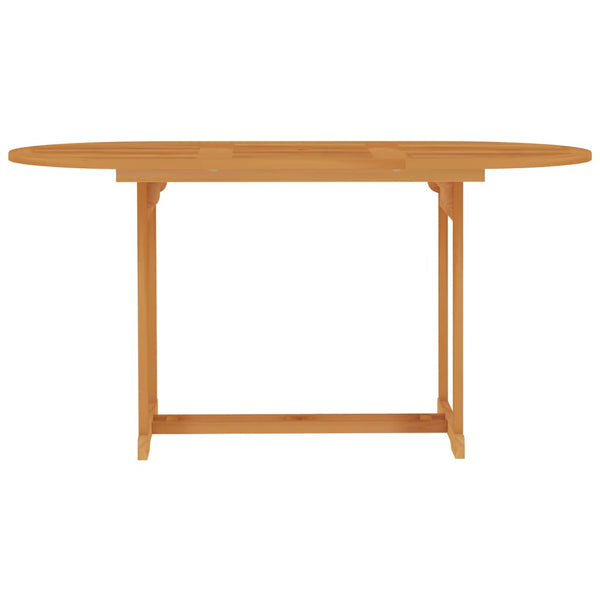5-tlg. Garten-Essgruppe Massivholz Teak