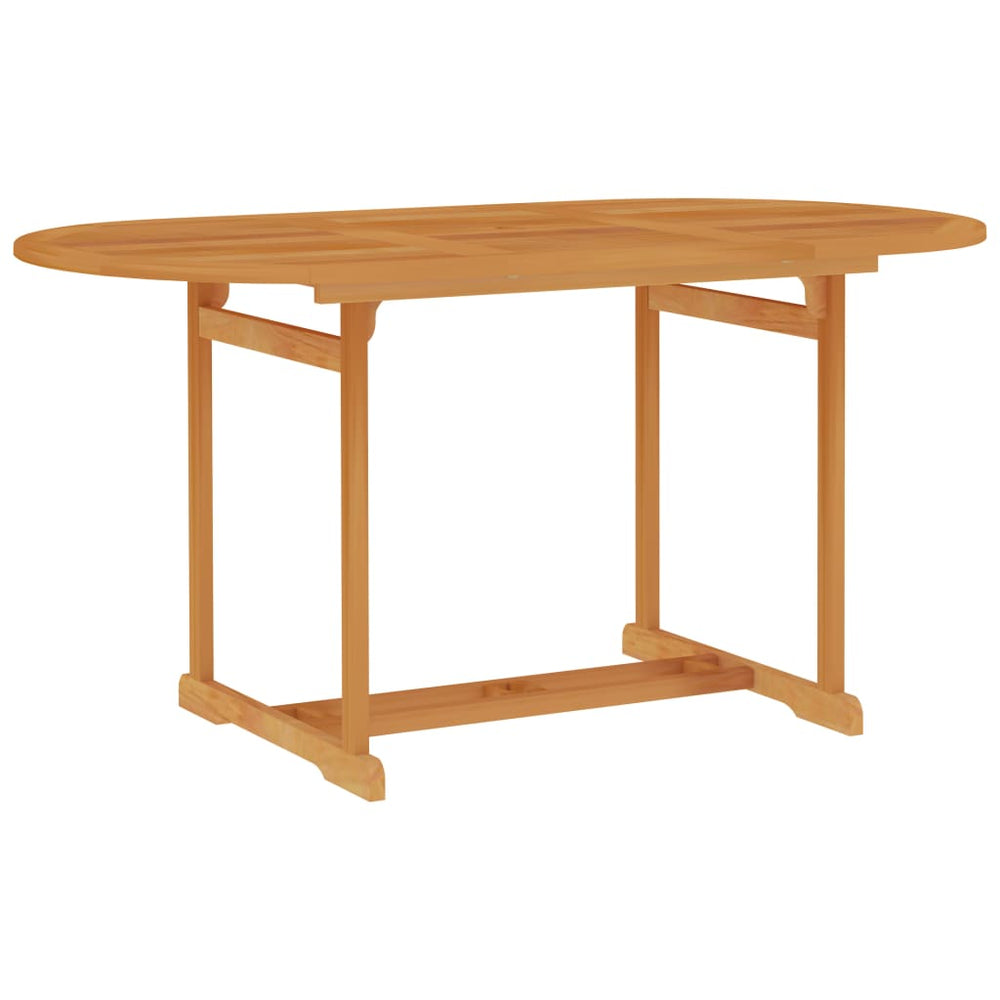 vidaXL Ensemble de salle à manger de jardin 7 pcs Bois de teck massif