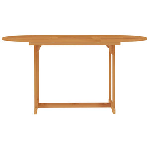 7-tlg. Garten-Essgruppe Massivholz Teak