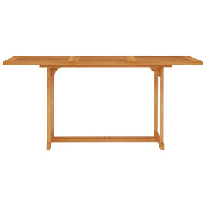 5-tlg. Garten-Essgruppe Massivholz Teak