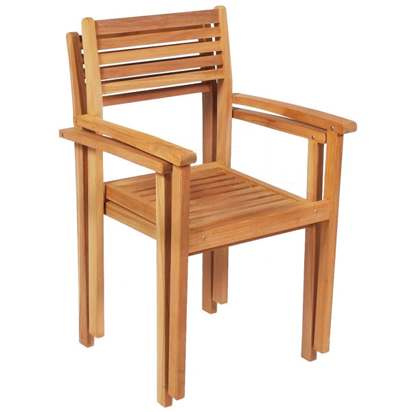 7-tlg. Garten-Essgruppe Massivholz Teak