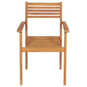 7-tlg. Garten-Essgruppe Massivholz Teak