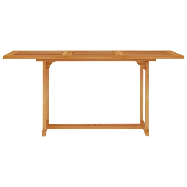 7-tlg. Garten-Essgruppe Massivholz Teak