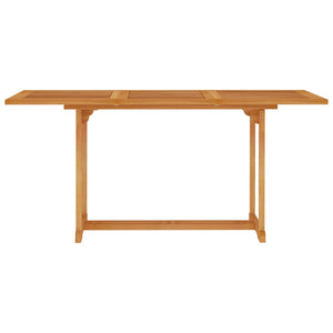 7-tlg. Garten-Essgruppe Massivholz Teak