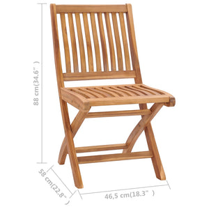 9-tlg. Garten-Essgruppe Massivholz Teak