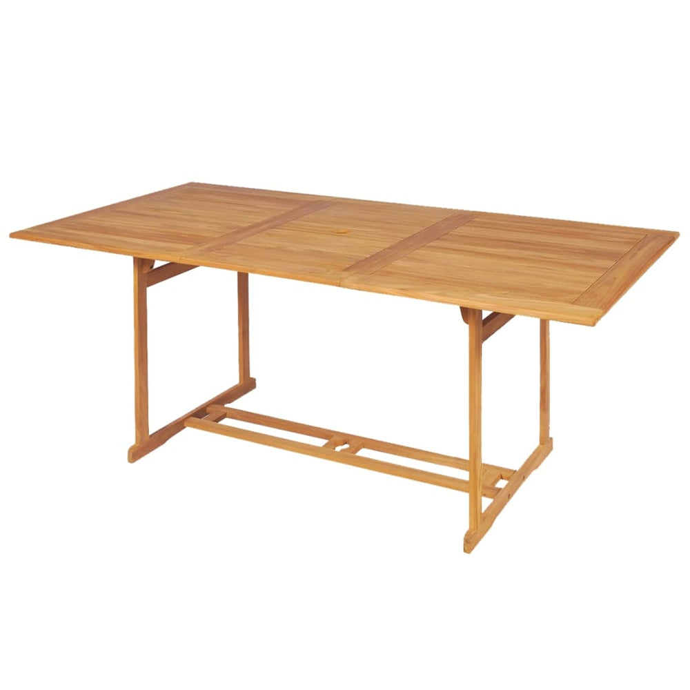 vidaXL Ensemble de salle à manger de jardin 7 pcs Bois de teck massif