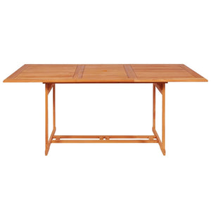 9-tlg. Garten-Essgruppe mit Kissen Massivholz Teak