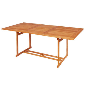 9-tlg. Garten-Essgruppe Massivholz Teak