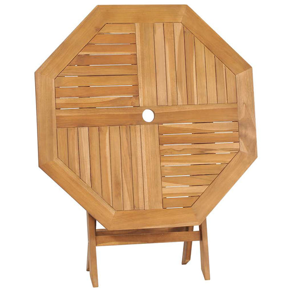 5-tlg. Garten-Essgruppe Massivholz Teak