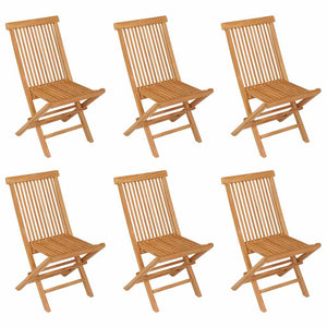 7-tlg. Garten-Essgruppe Massivholz Teak