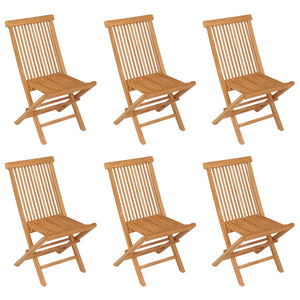 7-tlg. Garten-Essgruppe Massivholz Teak