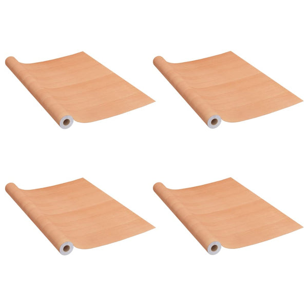 Möbelfolien Selbstklebend 2 Stk. Japanische Eiche 500x90 cm PVC