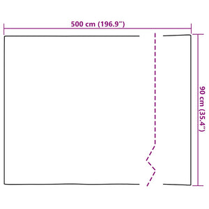 Möbelfolien Selbstklebend 2 Stk. Helle Eiche 500x90 cm PVC