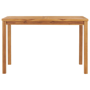 5-teiliges Garten-Ess-Set 120 x 70 cm Massivholz Teak