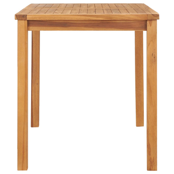 7-teiliges Garten-Ess-Set 120 x 70 cm Massivholz Teak