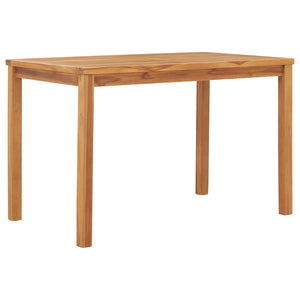 7-teiliges Garten-Ess-Set 120 x 70 cm Massivholz Teak