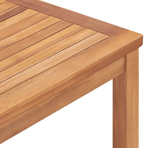5-teiliges Garten-Ess-Set 160 x 80 cm Massivholz Teak