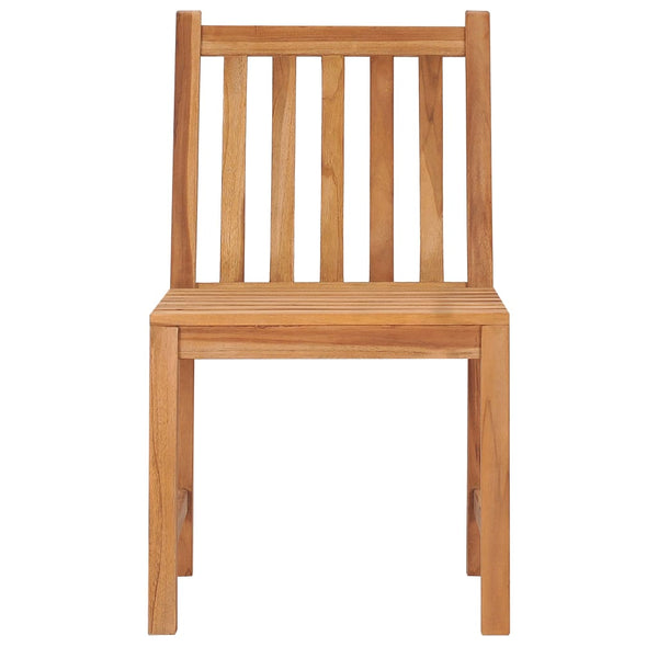 5-teiliges Garten-Ess-Set 160 x 80 cm Massivholz Teak
