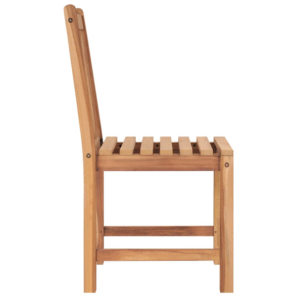 7-teiliges Garten-Ess-Set 160 x 80 cm Massivholz Teak