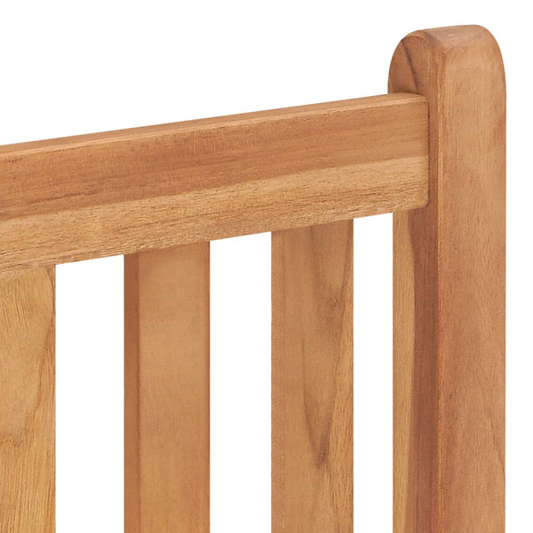 7-teiliges Garten-Ess-Set 160 x 80 cm Massivholz Teak