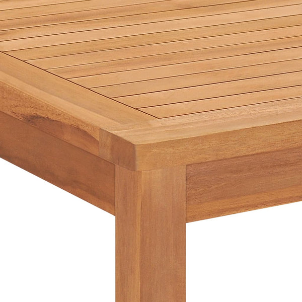 5-teiliges Garten-Ess-Set 160 x 80 cm Massivholz Teak