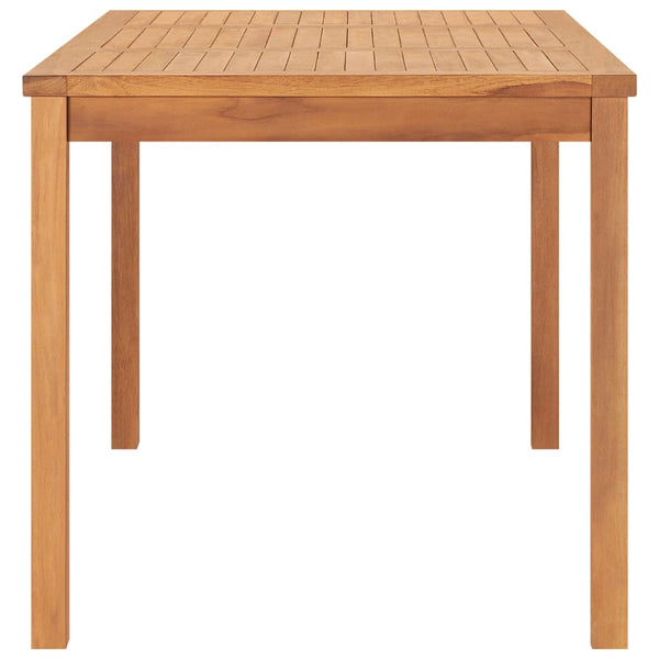 7-teiliges Garten-Ess-Set 160 x 80 cm Massivholz Teak