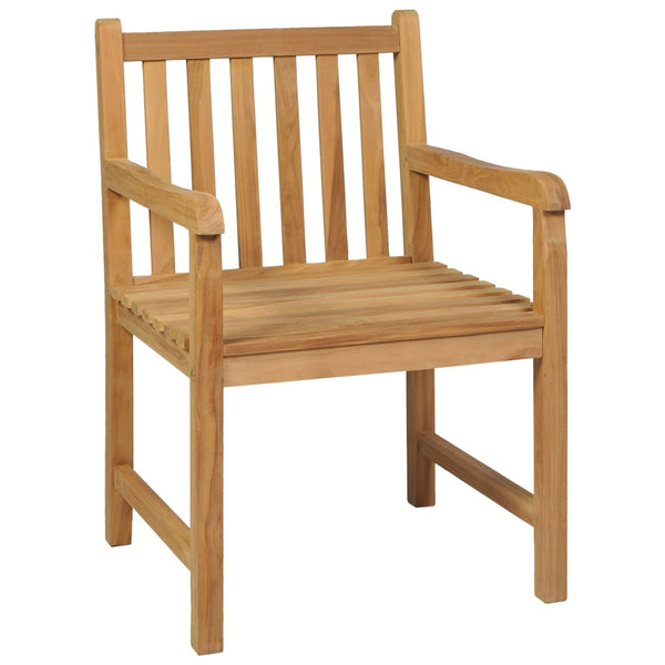 5-teiliges Garten-Ess-Set 180 x 90 cm Massivholz Teak