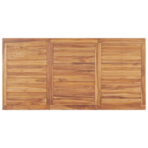 7-teiliges Garten-Ess-Set 180 x 90 cm Massivholz Teak