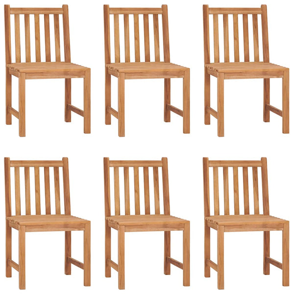 7-tlg. Garten-Essgruppe Massivholz Teak