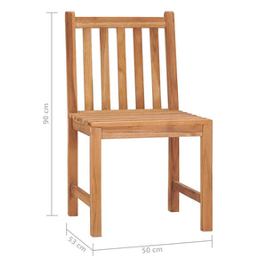7-tlg. Garten-Essgruppe Massivholz Teak
